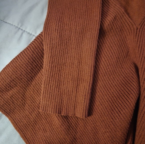 Verve Ami Women's Burnt Orange Sweater Size L - Picture 4 of 8